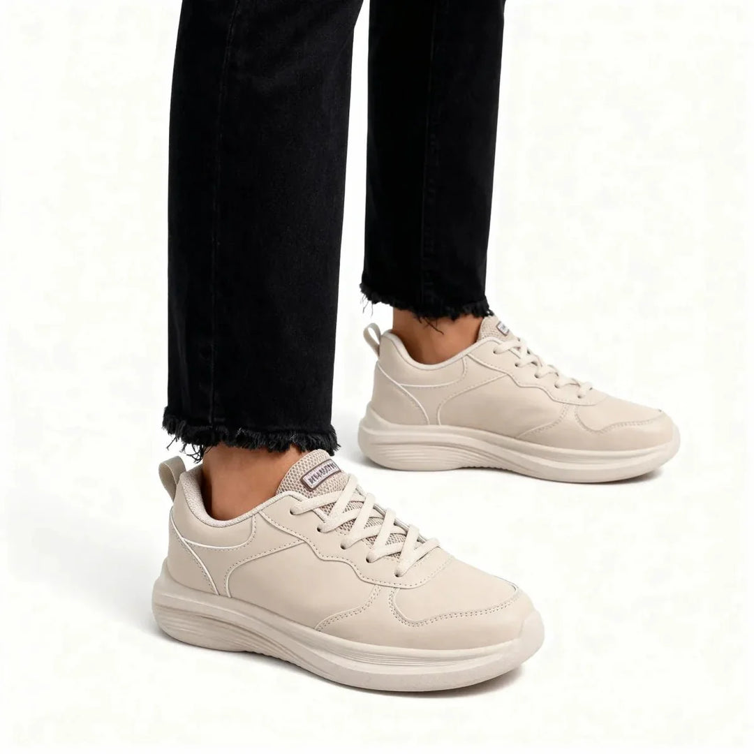Stylish women's casual walking shoes, lightweight with arch support for supreme comfort and daily activities.