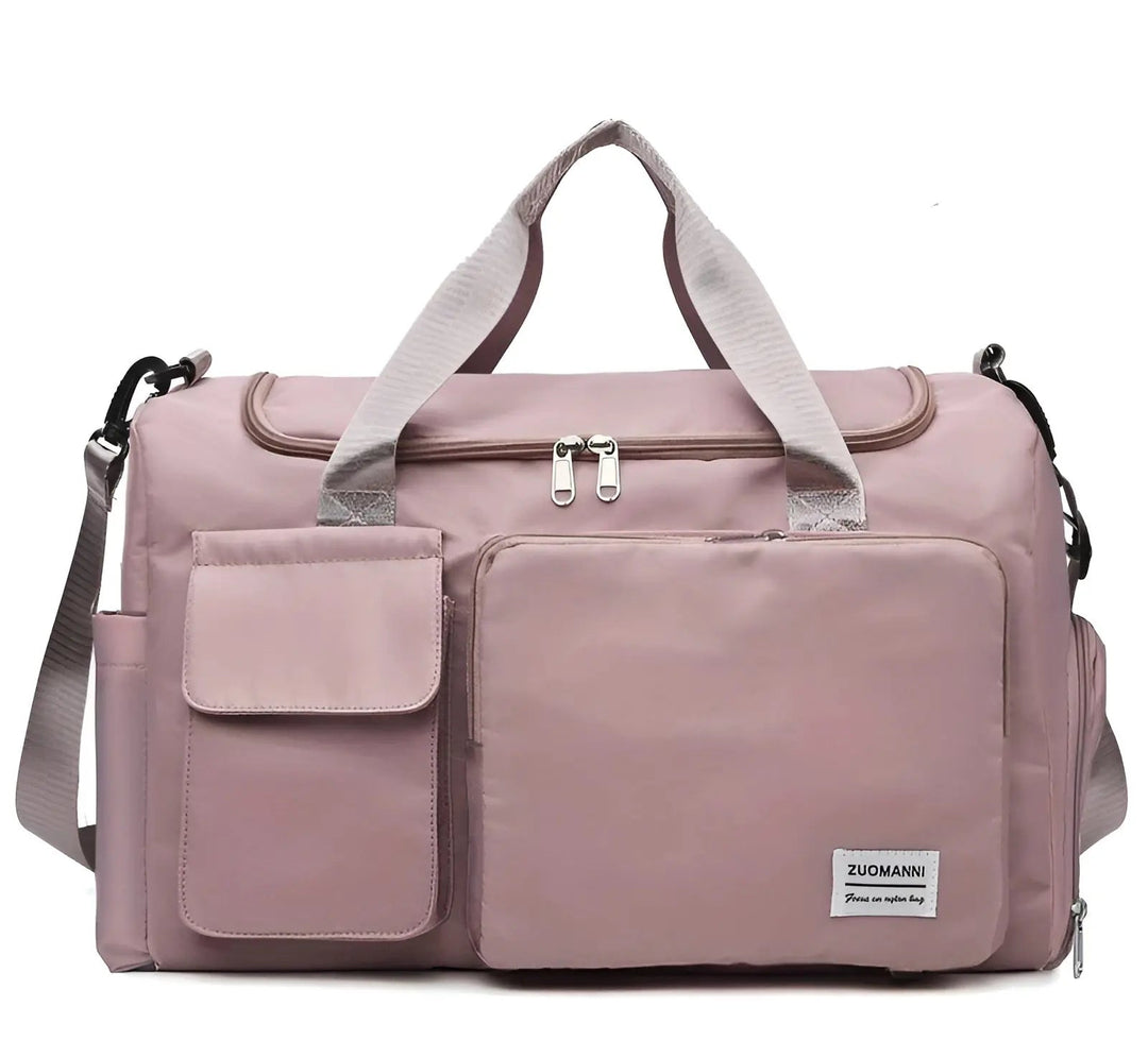 Compact yet spacious waterproof duffel, ideal for carry-on, with a smart shoe compartment.