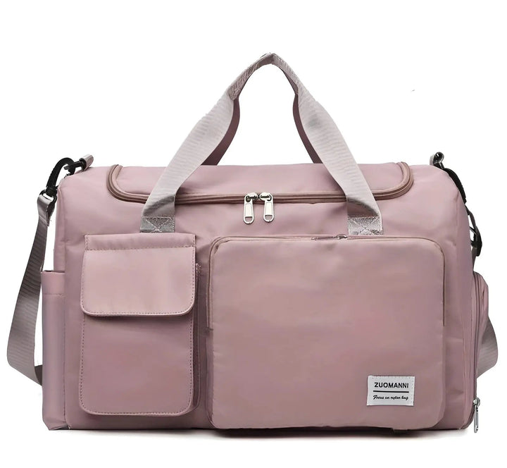 Compact yet spacious waterproof duffel, ideal for carry-on, with a smart shoe compartment.