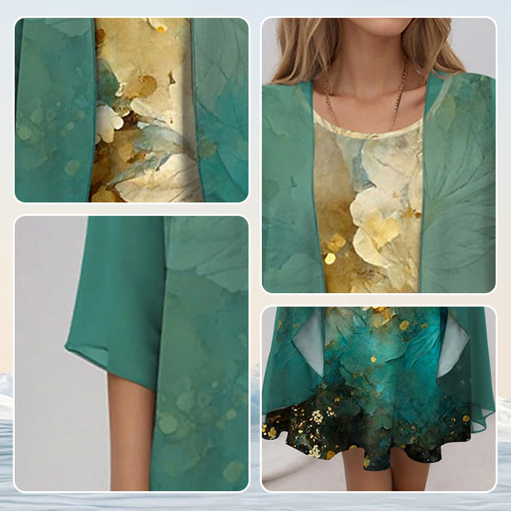 Comfortable solid color two-piece midi set for women, perfect for casual summer wear.