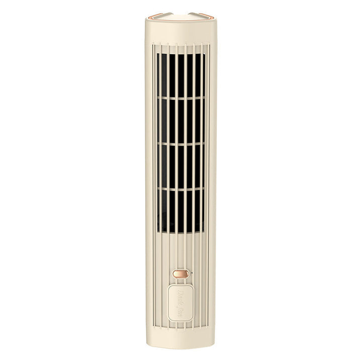 Compact portable quiet oscillating cooling fan in white, perfect for personal comfort and air circulation at home or office.