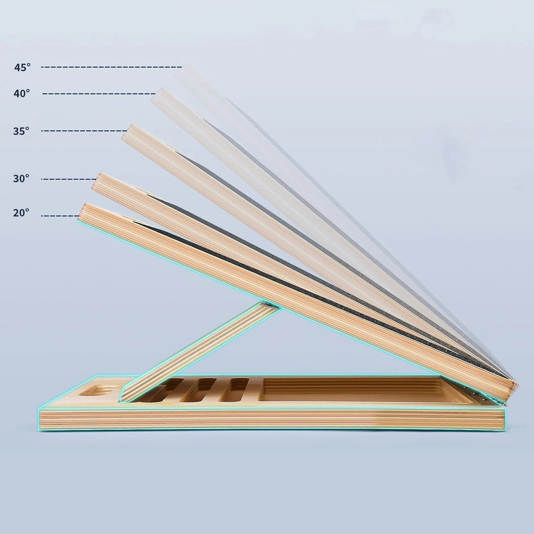 Stretching board for plantar fasciitis relief, shin splints, calf & ankle pain. Adjustable.