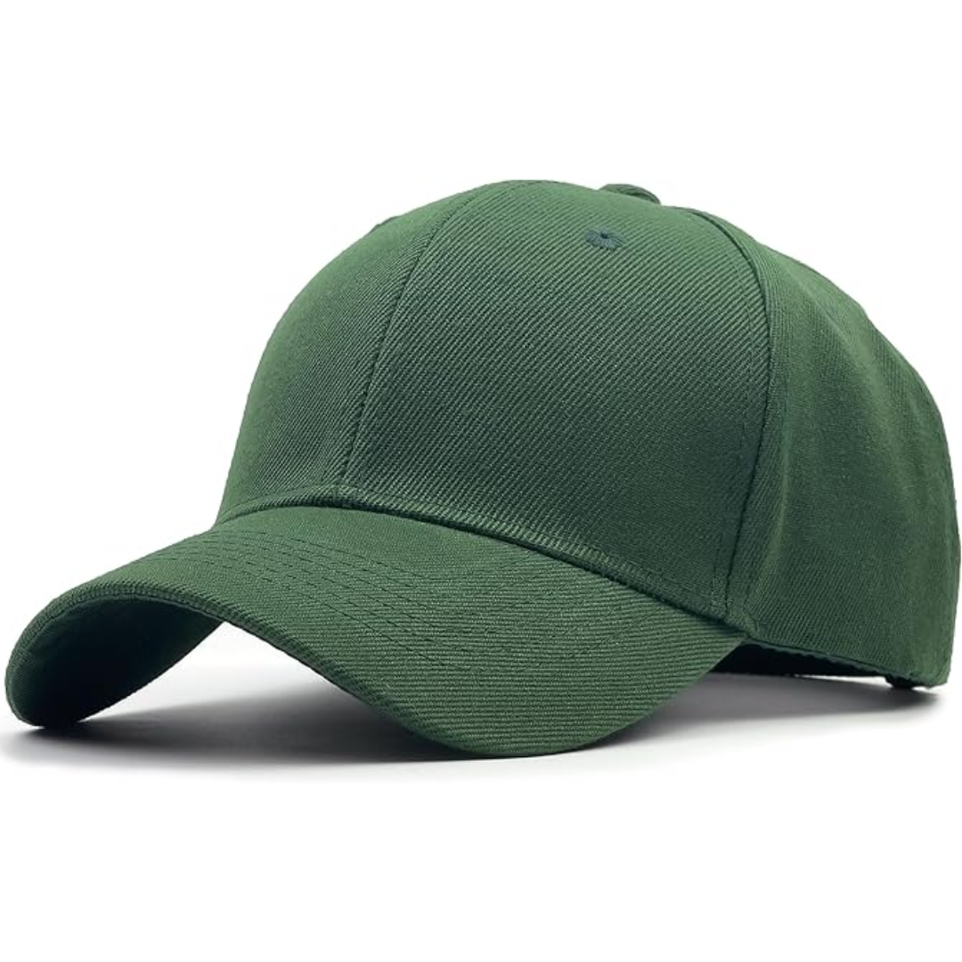 Comfortable unisex baseball cap with structured design & adjustable strap for all-day wear.