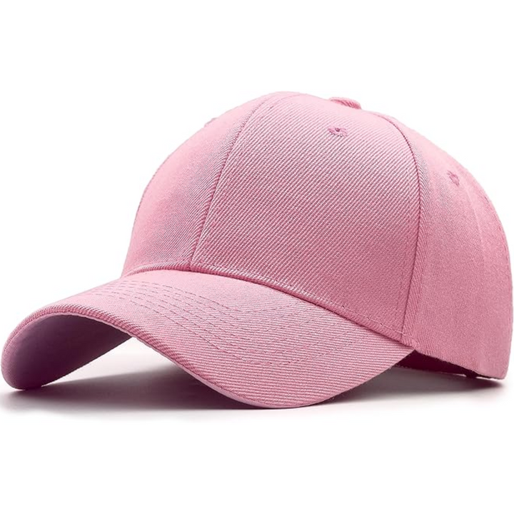 Casual sporty structured baseball cap for men & women, adjustable fit for all outdoor wear.