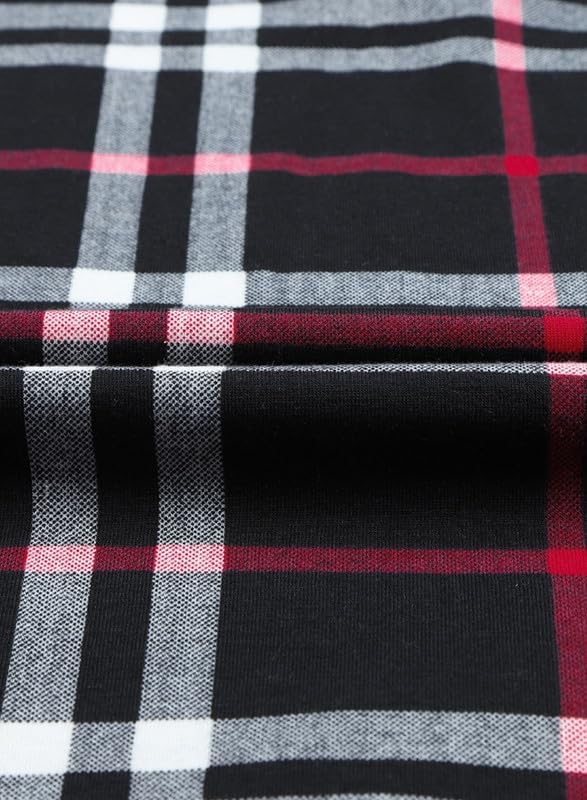 Women's Lara checked print V-neck blouse, comfortable and perfect for spring outfits.