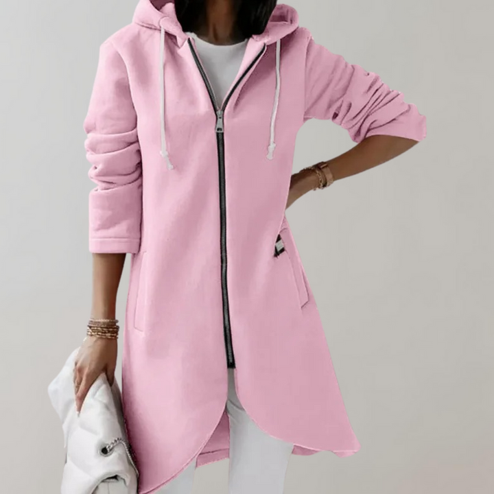 Comfortable women's open front cardigan, a stylish ladies sweater for versatile layering and chic fashion.