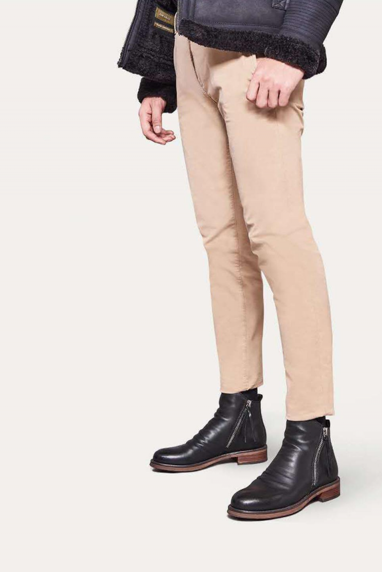 Modern Men's Side Zip Ankle Boots, a perfect blend of dress and casual style for contemporary daily wear.