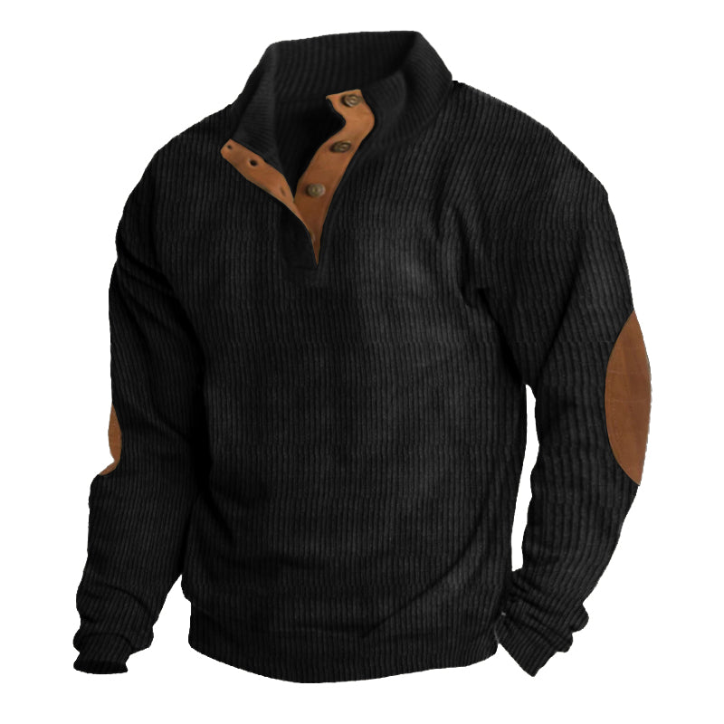 Versatile men's Asher sweater. Stay warm & stylish on outdoor adventures, hiking, camping, & casual outings.