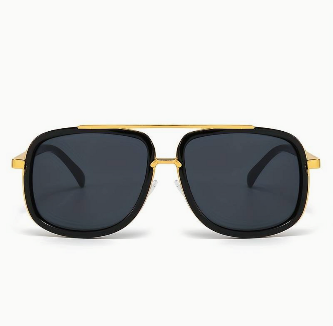 Blue unisex sunglasses, perfect lightweight eyewear for travel and superior UV400 eye protection.