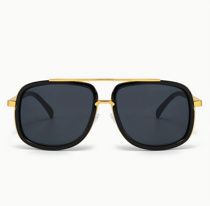 Blue unisex sunglasses, perfect lightweight eyewear for travel and superior UV400 eye protection.
