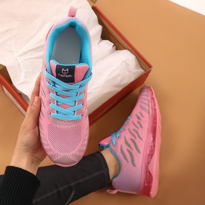 Comfortable women's athletic sneakers, featuring arch support and a lightweight, breathable design.