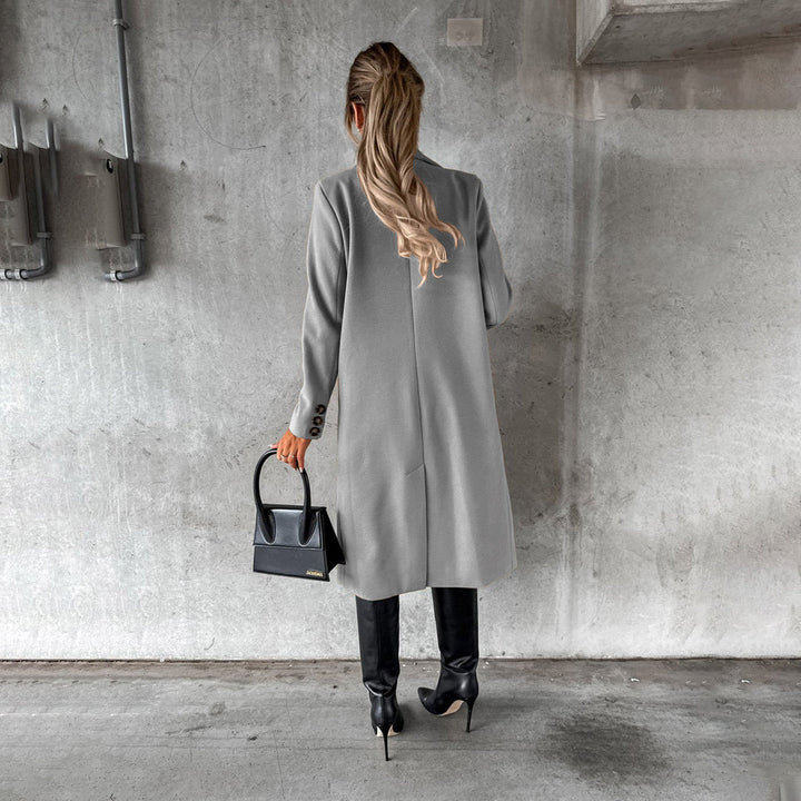 Elegant Elara Women's Winter Coat. High-quality warm outerwear for sophisticated cold weather style.