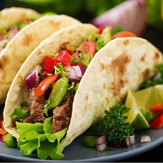 Red Kitchen Taco Toaster Shell Maker. Create perfect, crispy taco shells for healthy, fun taco night meals.