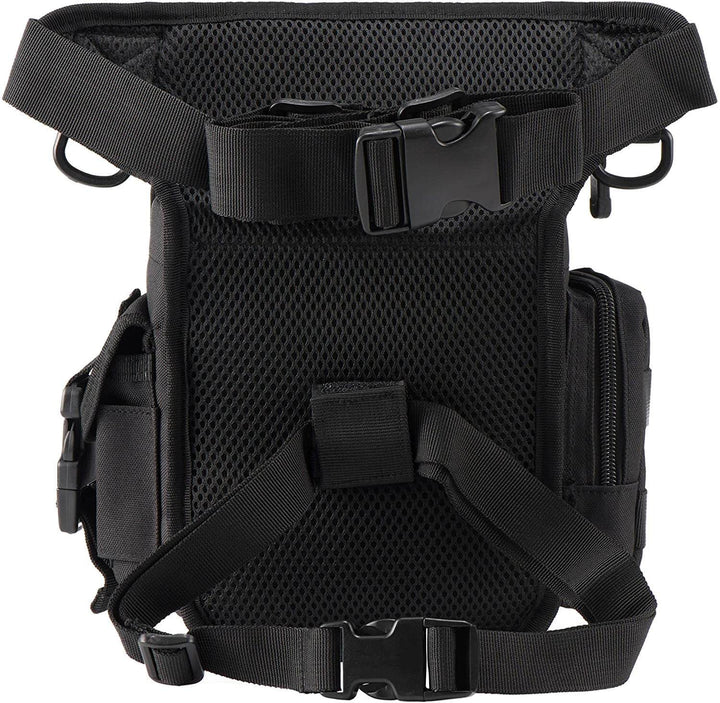 Versatile men's water-resistant tactical utility bag, perfect for travel, adventure, and daily use.