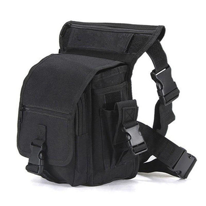 Men's utility drop leg bag, water-resistant, tough for outdoor activities, hiking & camping.
