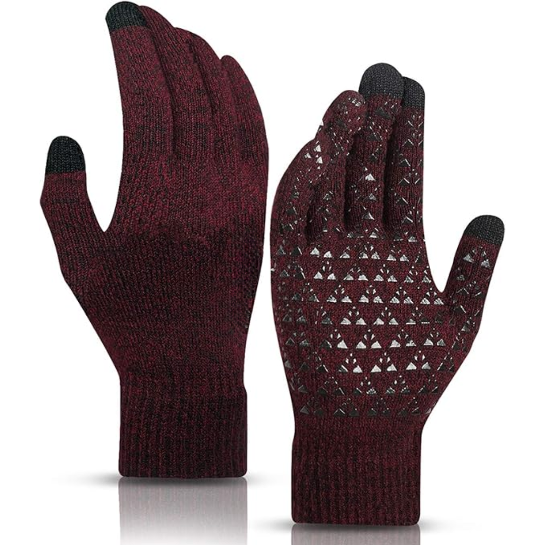High-performance Thermal Touchscreen Gloves, unisex design. Keep hands warm during outdoor winter sports.