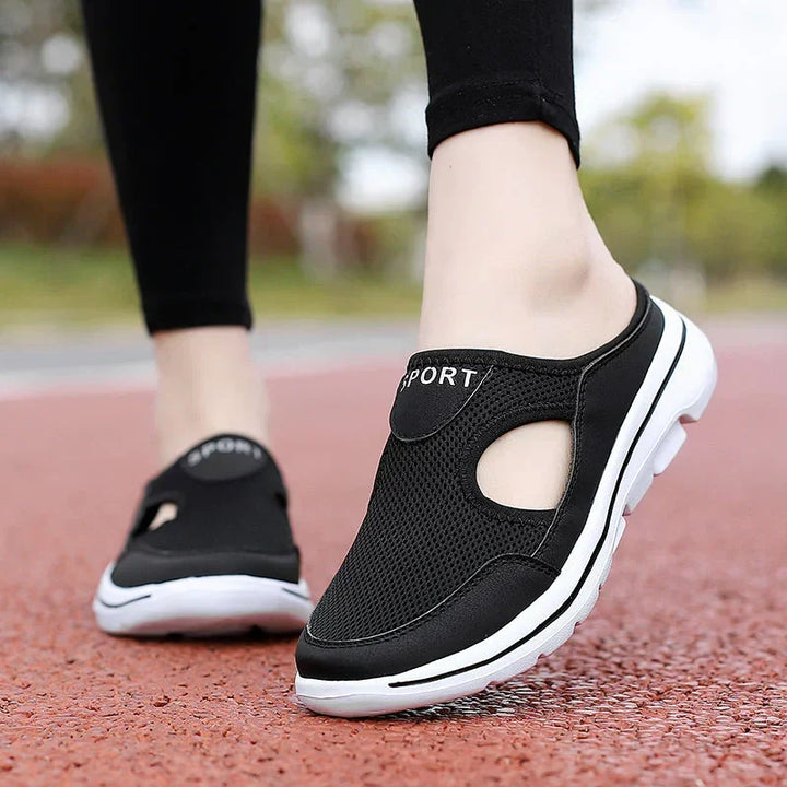 Men's comfort shoes: slip-on orthopedic design, breathable material, arch support.