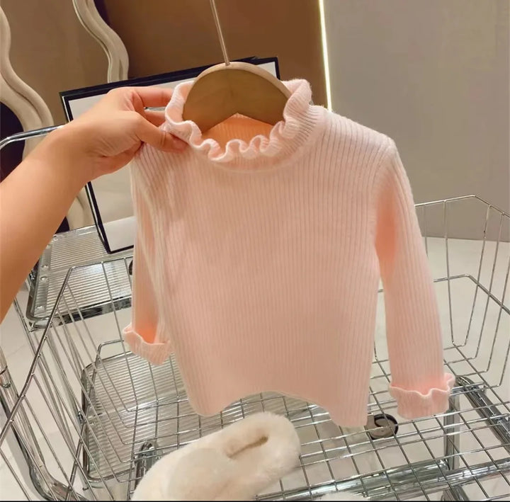 Unisex toddler soft cozy long sleeve cotton sweater for kids. Ideal fall winter top.