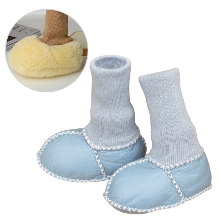 Slip-on soft sole baby footwear, a cozy and comfortable choice for infants & toddlers.