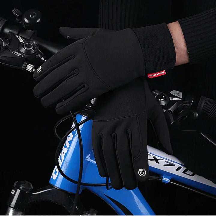 Durable waterproof & windproof unisex winter gloves for extreme cold. ThermaGuard for outdoor gear.