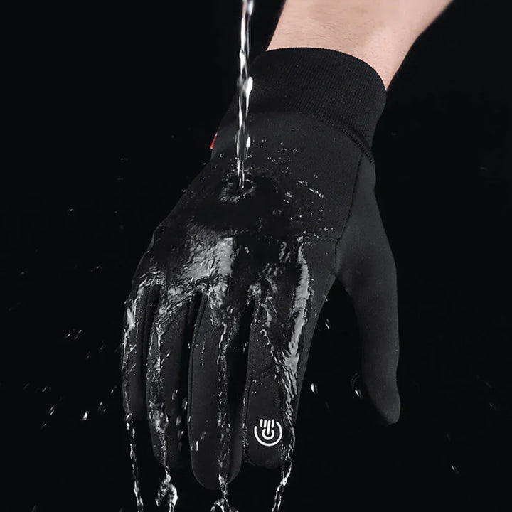 Unisex ThermaGuard winter gloves: touchscreen compatible, warm, waterproof, windproof, great for all cold weather activities.