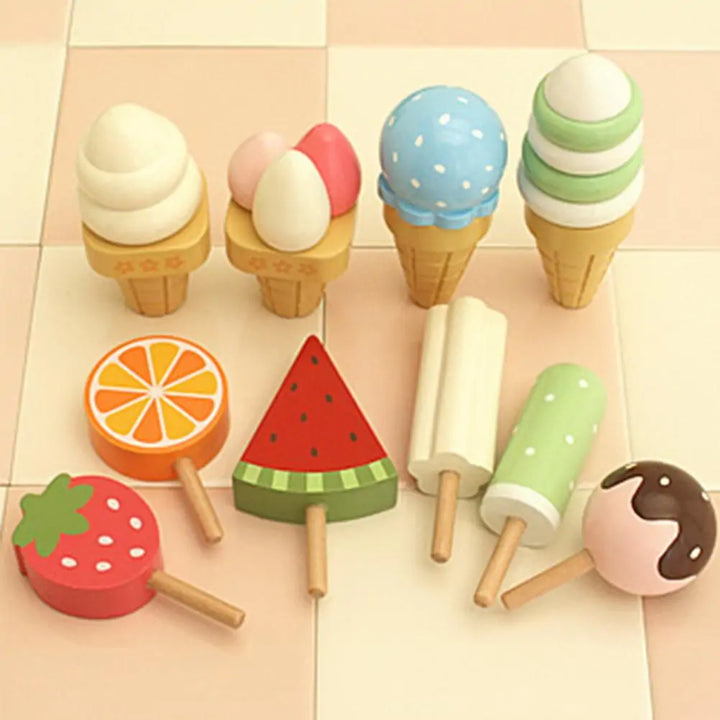 Colorful magnetic wooden learning toy for kids, fostering creative play & educational development.