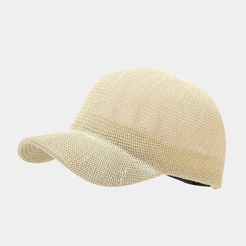 Durable wide-brim braided sun hat for women. Great for travel, beach vacations, & outdoor sun protection.