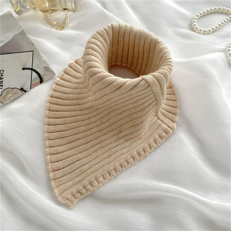 Women's warm knit cowl scarf, perfect winter neckwear and fashion accessory.