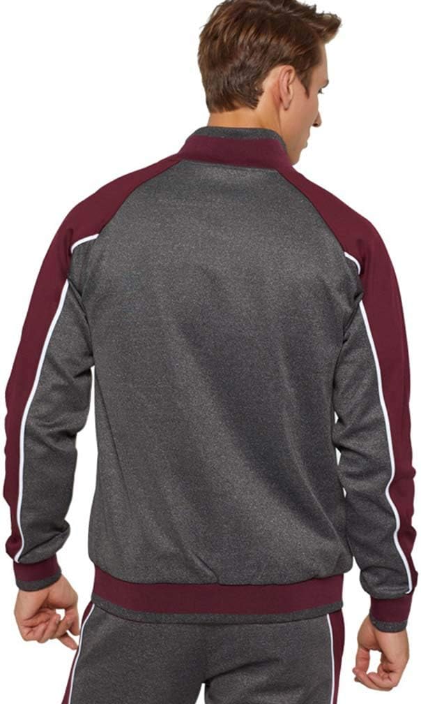Men's slim-fit hoodie tracksuit, perfect blend of style and function.