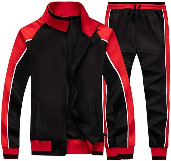 Fashionable men's slim-fit tracksuit, perfect for a contemporary look.