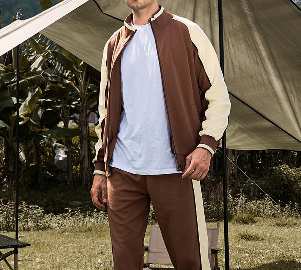 Stylish men's slim-fit hoodie & jogger, ultimate comfort and fashion.