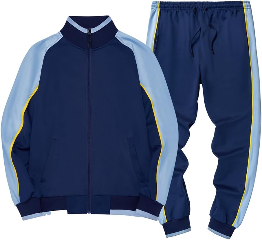 Jake men's slim-fit hoodie set, ideal for sportswear or casual fashion.
