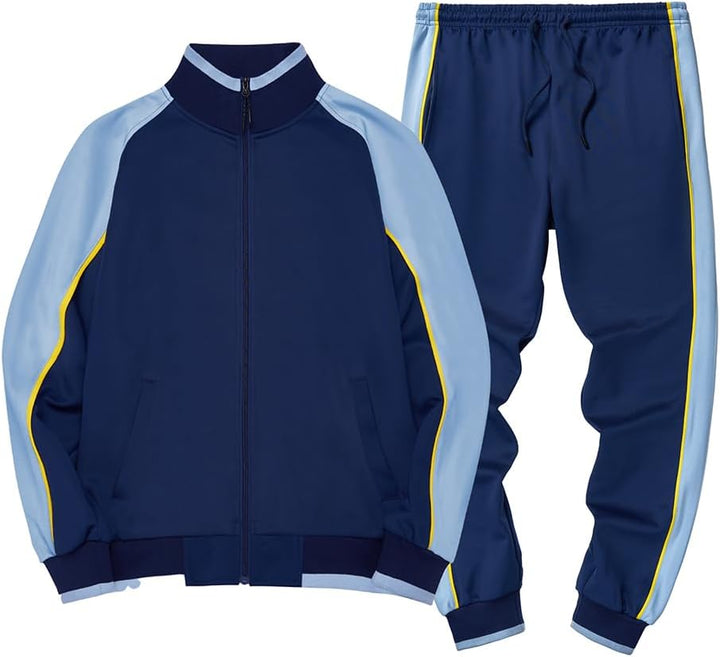 Jake men's slim-fit hoodie set, ideal for sportswear or casual fashion.
