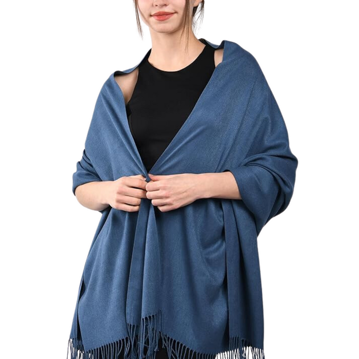 Premium pashmina shawl for women, incredibly soft & elegant, perfect travel accessory.