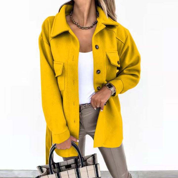 Chic Elara women's lightweight windbreaker jacket. Ideal casual outerwear for spring, fall, and daily fashion.