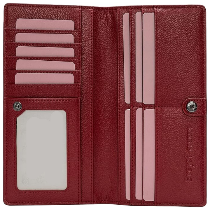 Secure everyday carry: RFID blocking ultra-thin leather wallet for multiple cards.