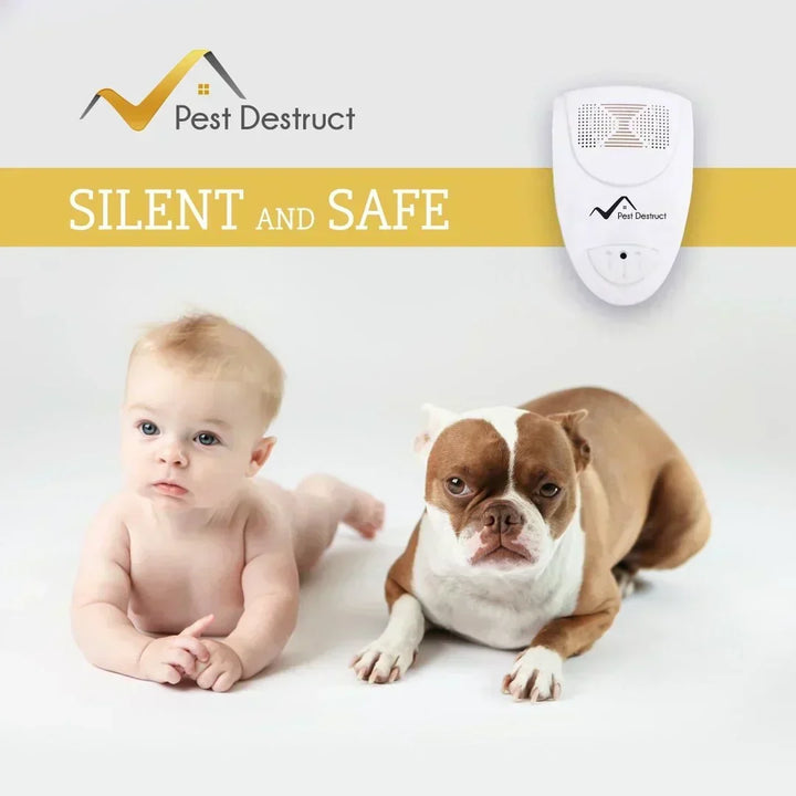 Modern electronic bed bug repellent. Safe, chemical-free ultrasonic pest control for complete home protection.