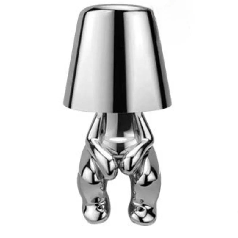 Unique rechargeable LED lamp, dimmable, modern decor, perfect home accent.