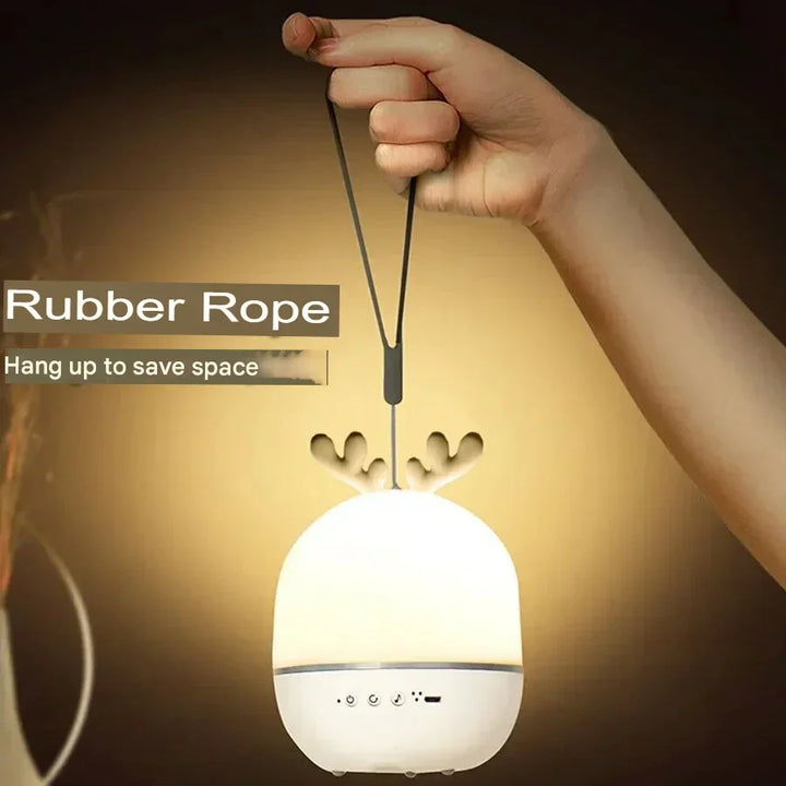Magical star projector night light, a perfect gift for kids to create a soothing bedroom galaxy.