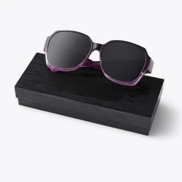 Driving eyewear: unisex polarized sunglasses fitting over prescription glasses for superior glare reduction.