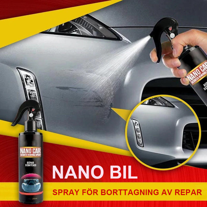 Nano spray ceramic coating for cars, effectively removing scratches and adding a durable hydrophobic finish.