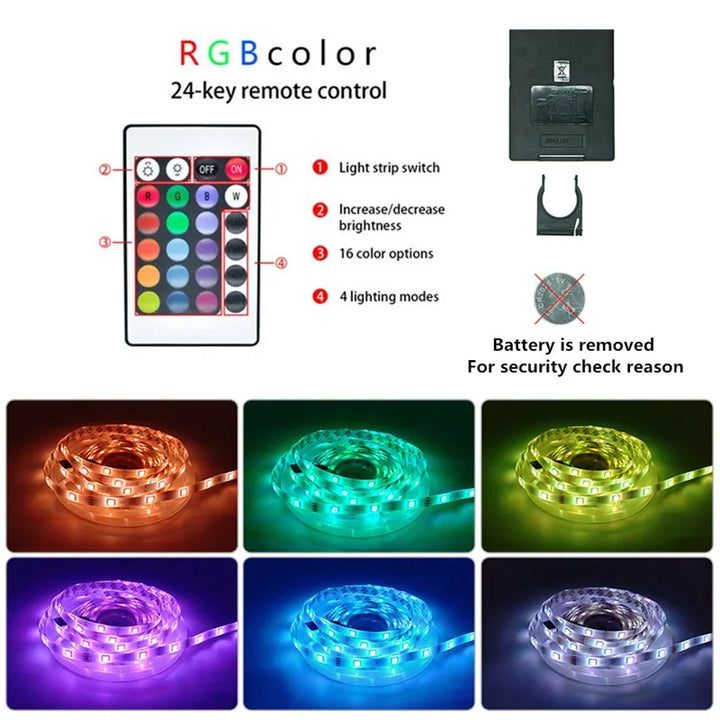 Immersive RGB USB LED strip for dynamic TV backlighting and personalized room ambiance.