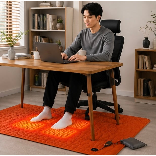 Compact USB heated sleeping pad for camping & travel. Adjustable warmth ensures comfort outdoors.