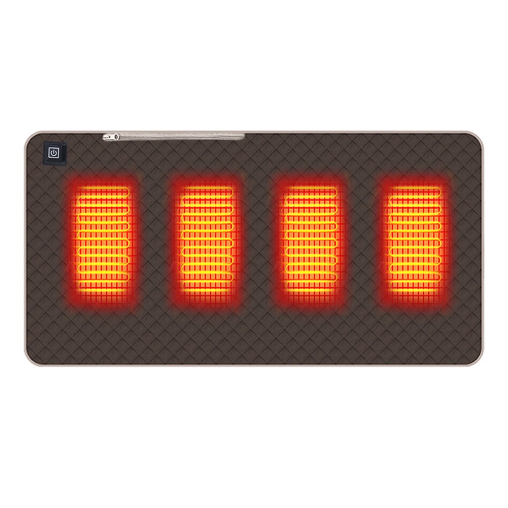 Comfortable heated camping mat, USB powered with adjustable temperature. Perfect for outdoor sleeping.