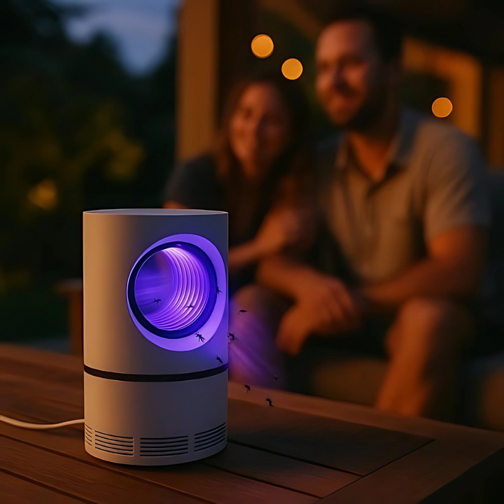 Modern electric UV lamp, a powerful mosquito trap & insect killer. Ideal pest control solution for home & garden.