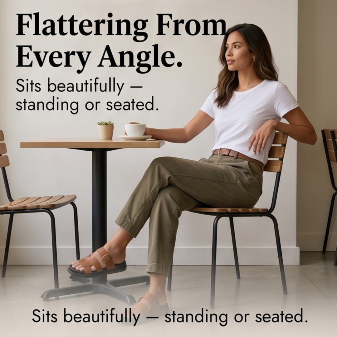 Chic khaki women's utility pants featuring a high waist and tapered fit, perfect for work or casual outings.