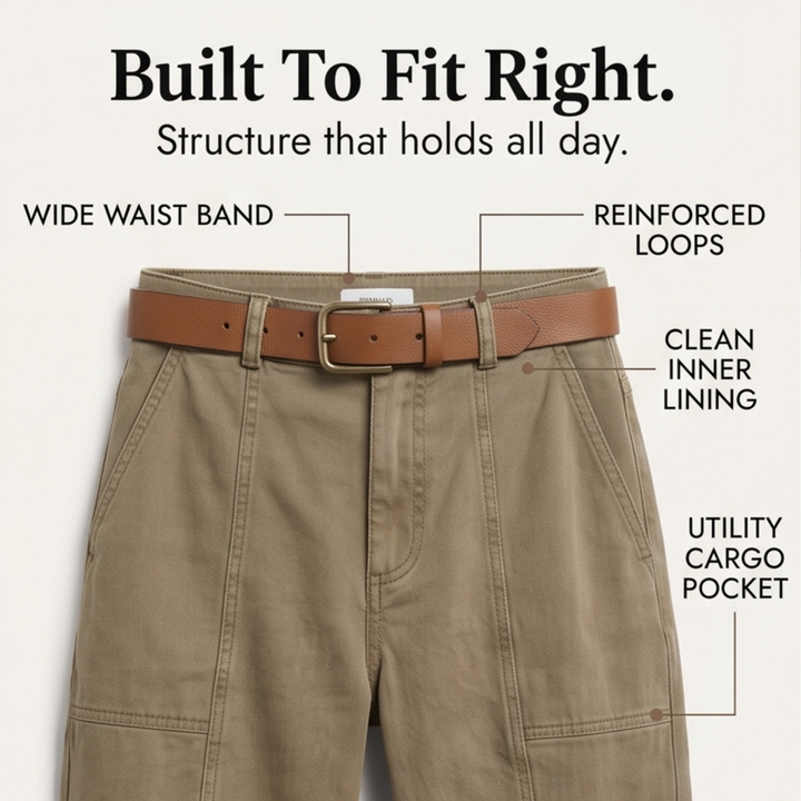 Comfort-focused dark green women's high waist tapered pants, blending utility with casual style.