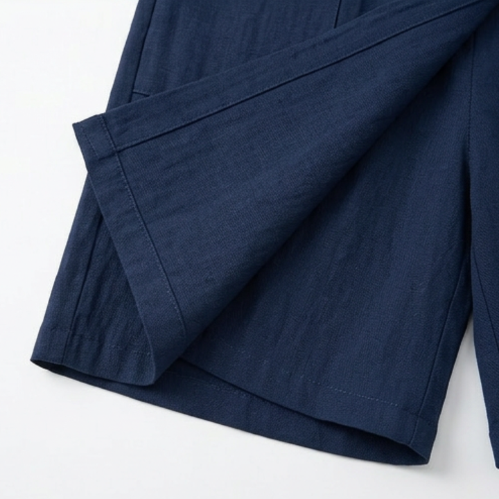 Summer essential Valtine women's skort. Wrap-front, wide leg, knee length for versatile wear.