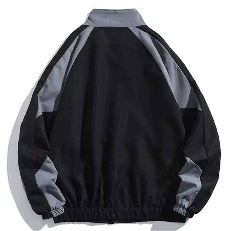 Lightweight Aria windbreaker. Stylish color block jacket, perfect weatherproof streetwear for all seasons.