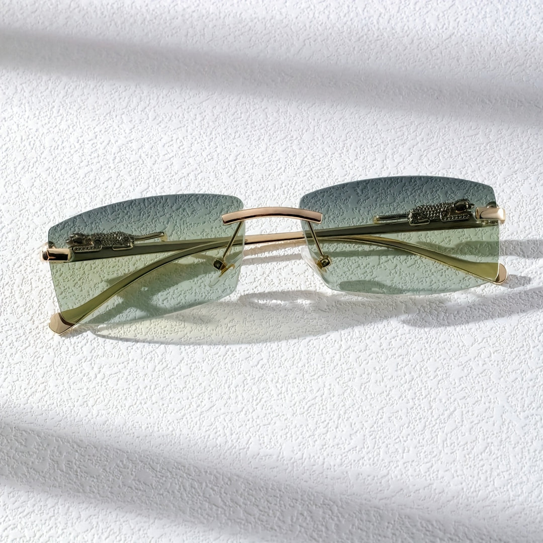 Durable men's anti-reflective square sunglasses, perfect vintage eyewear for a cool, retro fashion statement.